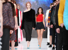  DARIA DASHINA THIRD DAY OF THE NEW SEASON OF MERCEDES-BENZ FASHION WEEK RUSSIA